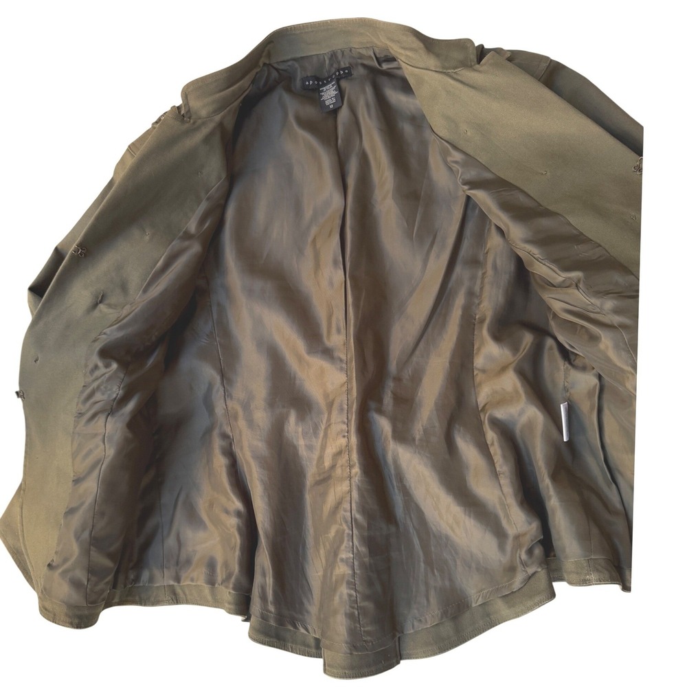 Apostrophe Military Band Officer Parade Jacket Gold Crest Buttons Indie 12 - Picture 12 of 15